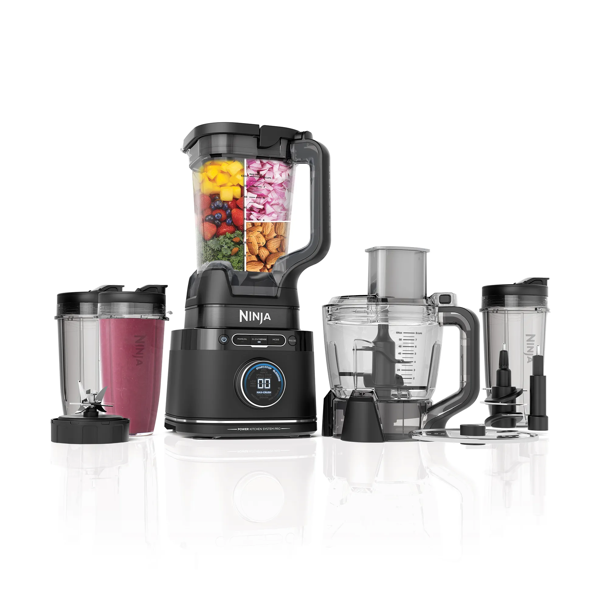 2026 Ninja Detect™ Kitchen System Power Blender + Processor Pro with BlendSense™ Technology – Smart Blending & Food Processing