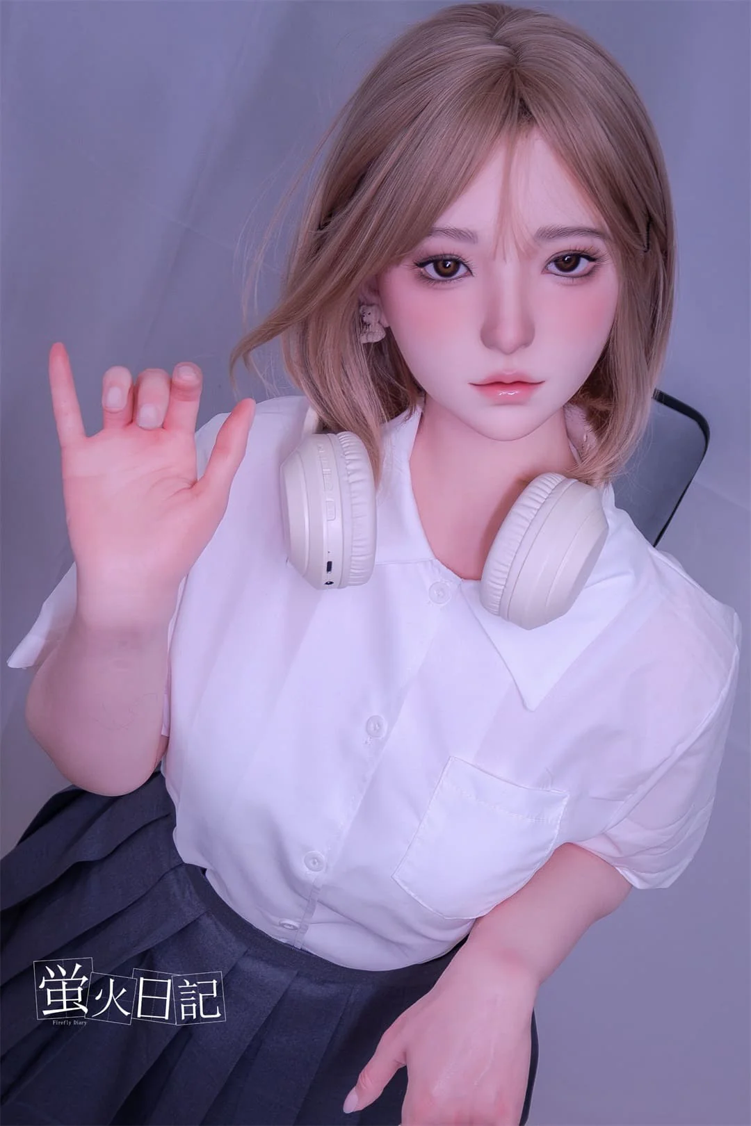 sex doll RC4ft11 / 151cm Cute Face Silicone Japanese Sex Doll - Firefly Diary Doll Zephyr - R C