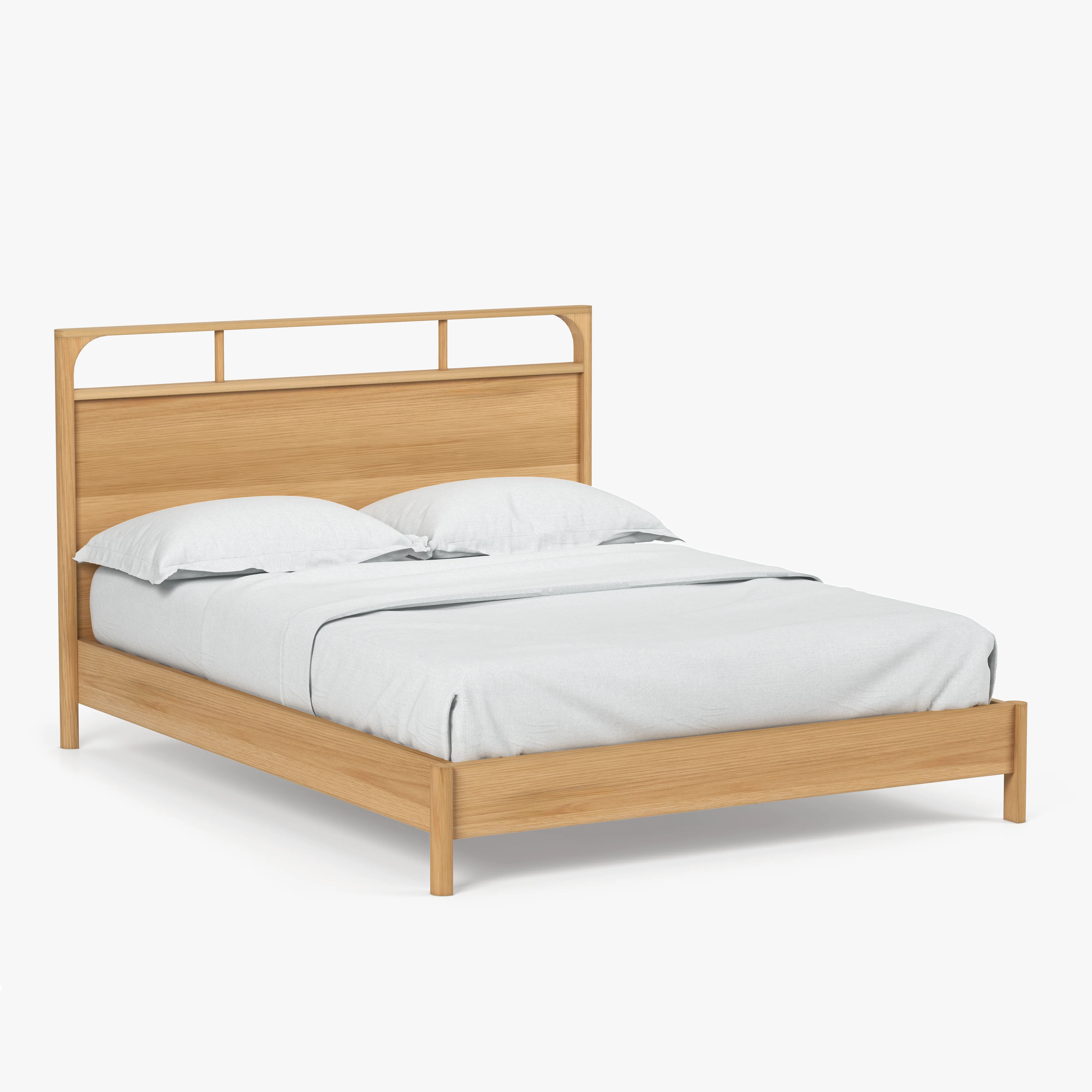 Cali Oak Bed - Natural Oak