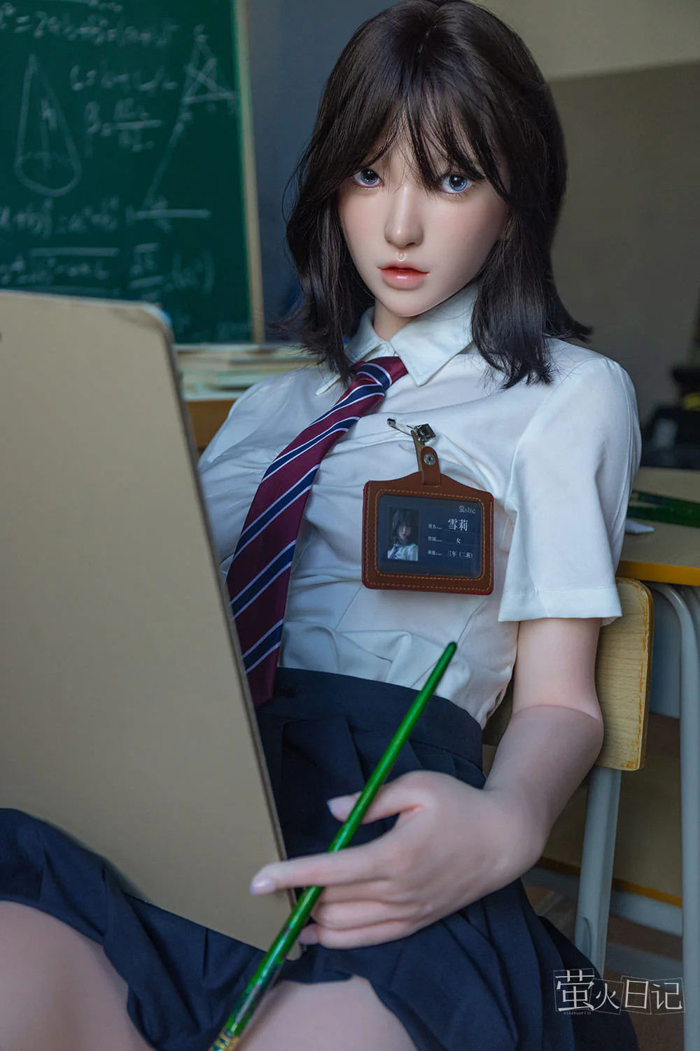 sex doll RC5ft4 / 162cm Ultra Realistic Teacher Movable Jaw Silicone Sex Doll - Firefly Diary Doll: Shirley - R C