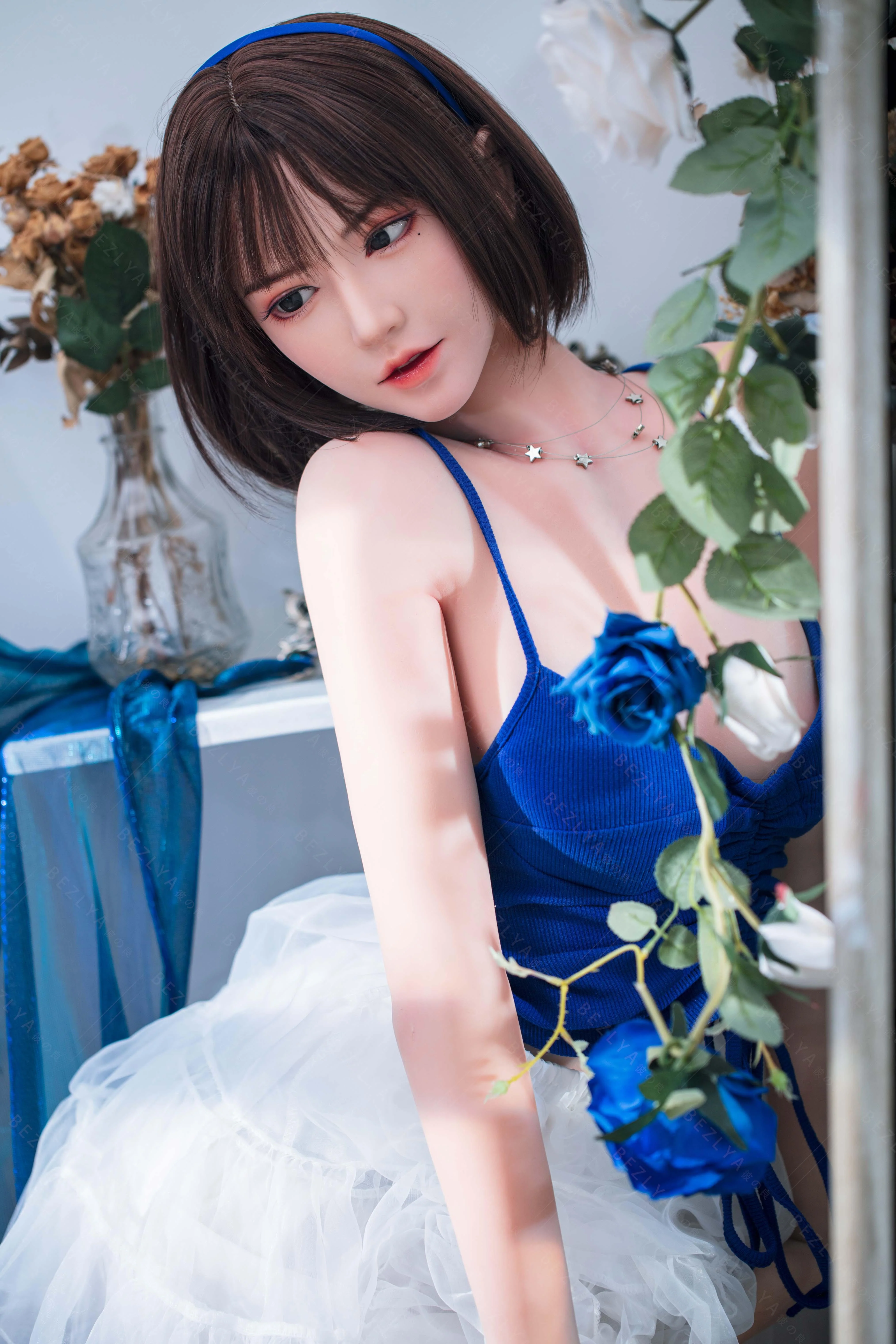 sex doll RCBezlya - Lagenaria - 155cm/5ft1 - 2.0 B-cup - Silicone Head + TPE Body Sex Doll - R C