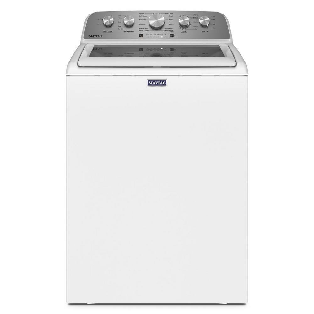 2026 Maytag 4.8 cu. ft. Top Load Washer with Extra Power Boost, White – MVW5430MW