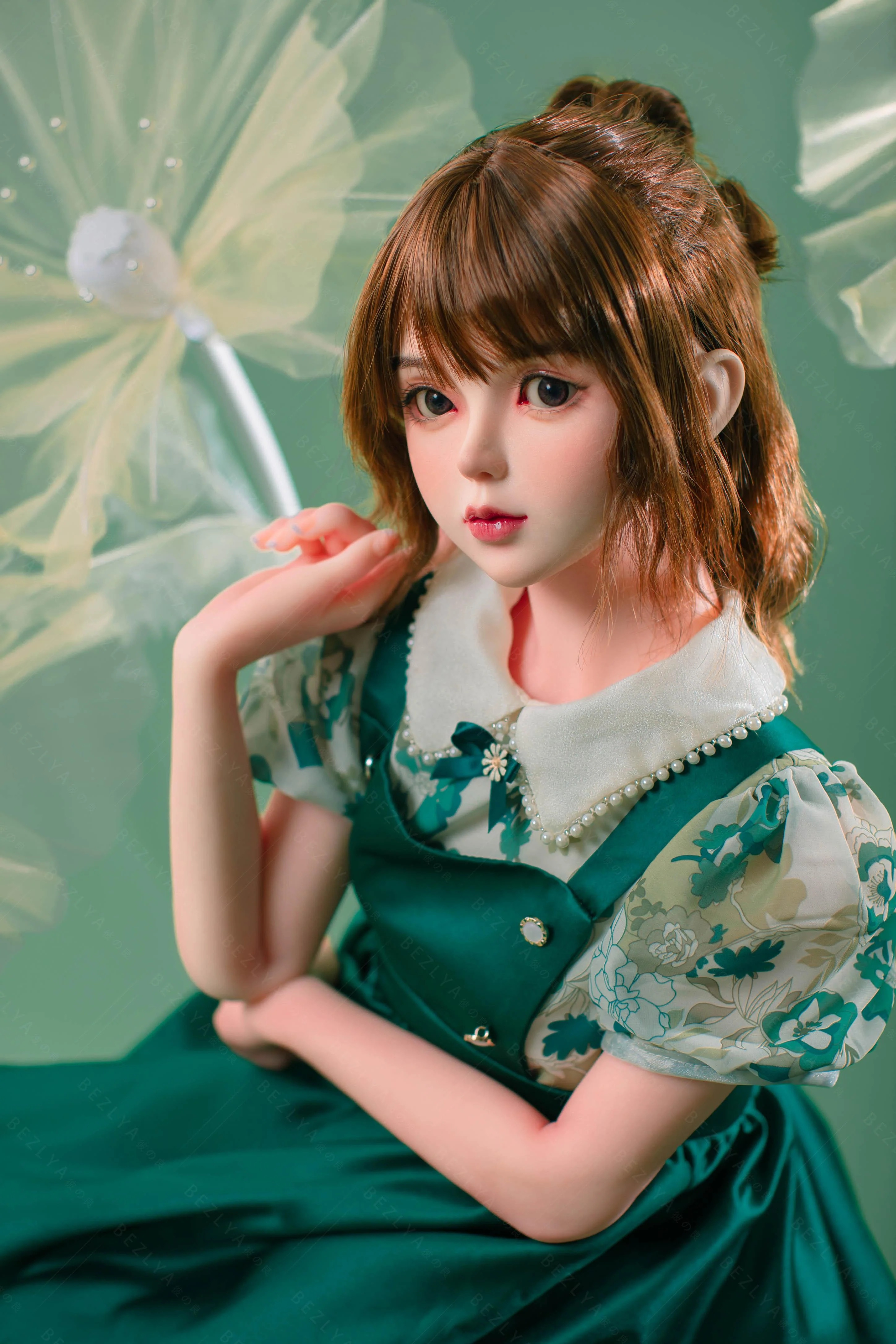 sex doll RCBezlya - Ruriokoshi - 138cm/4ft6.25 - 2.0 AA-cup - Silicone Head + TPE Body Sex Doll - R C