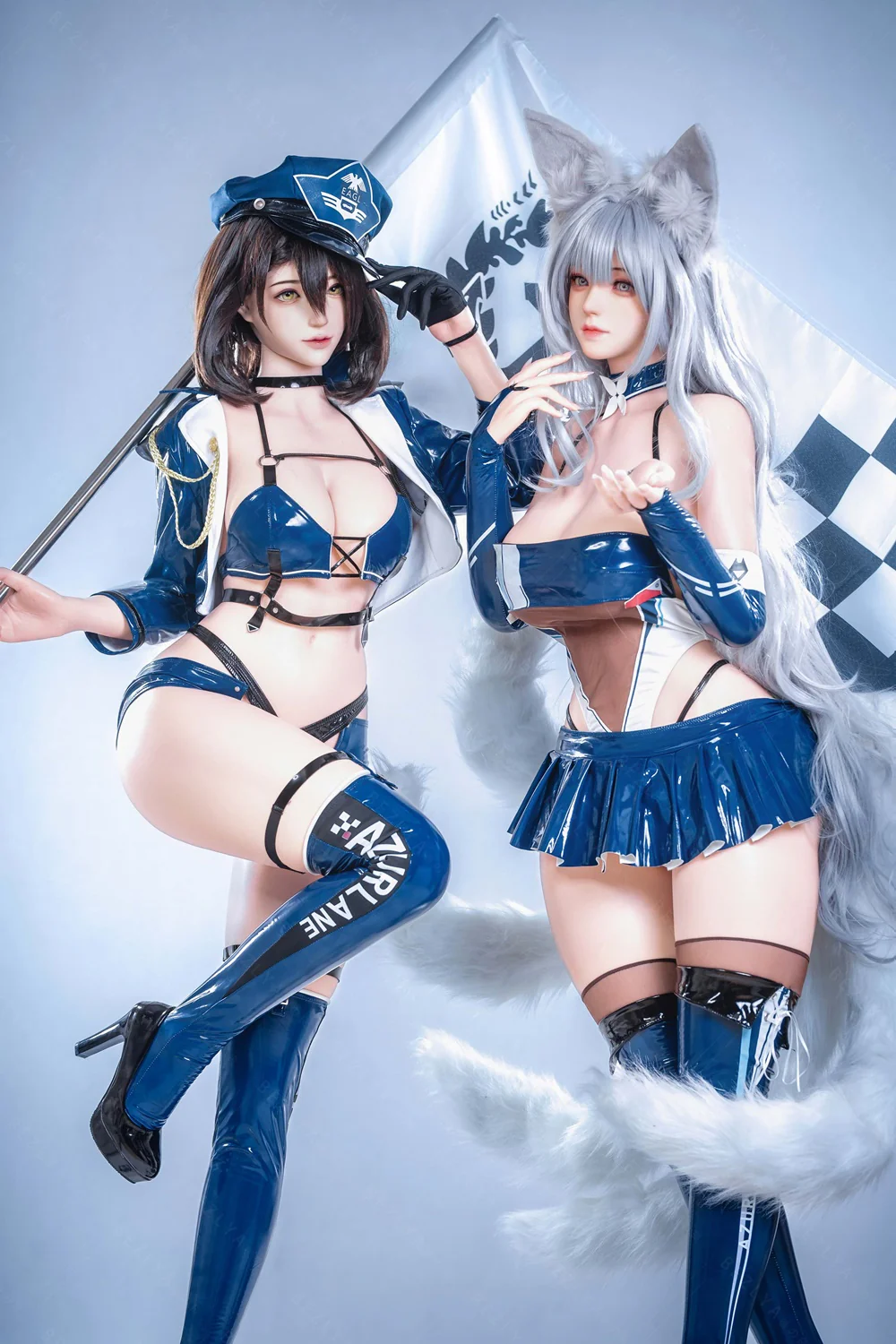 sex doll RCBezlya - Yulania & Campanula - 155cm/5ft1 - 2.2CF C-cup - Silicone Sex Doll - R C