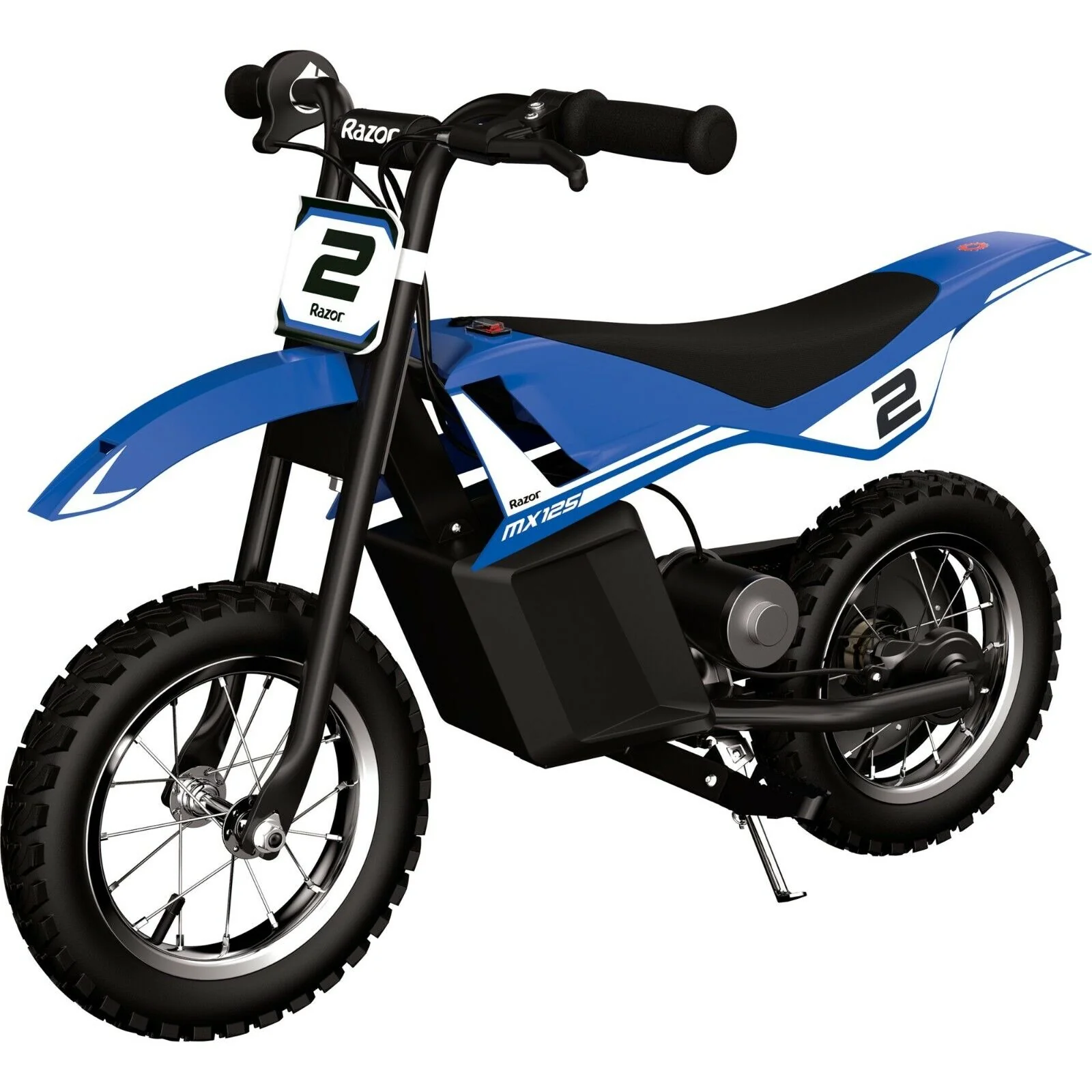 2026 Kid's Razor Dirt Rocket MX125 Electric-Powered Dirt Bike, Ages 7+, Blue
