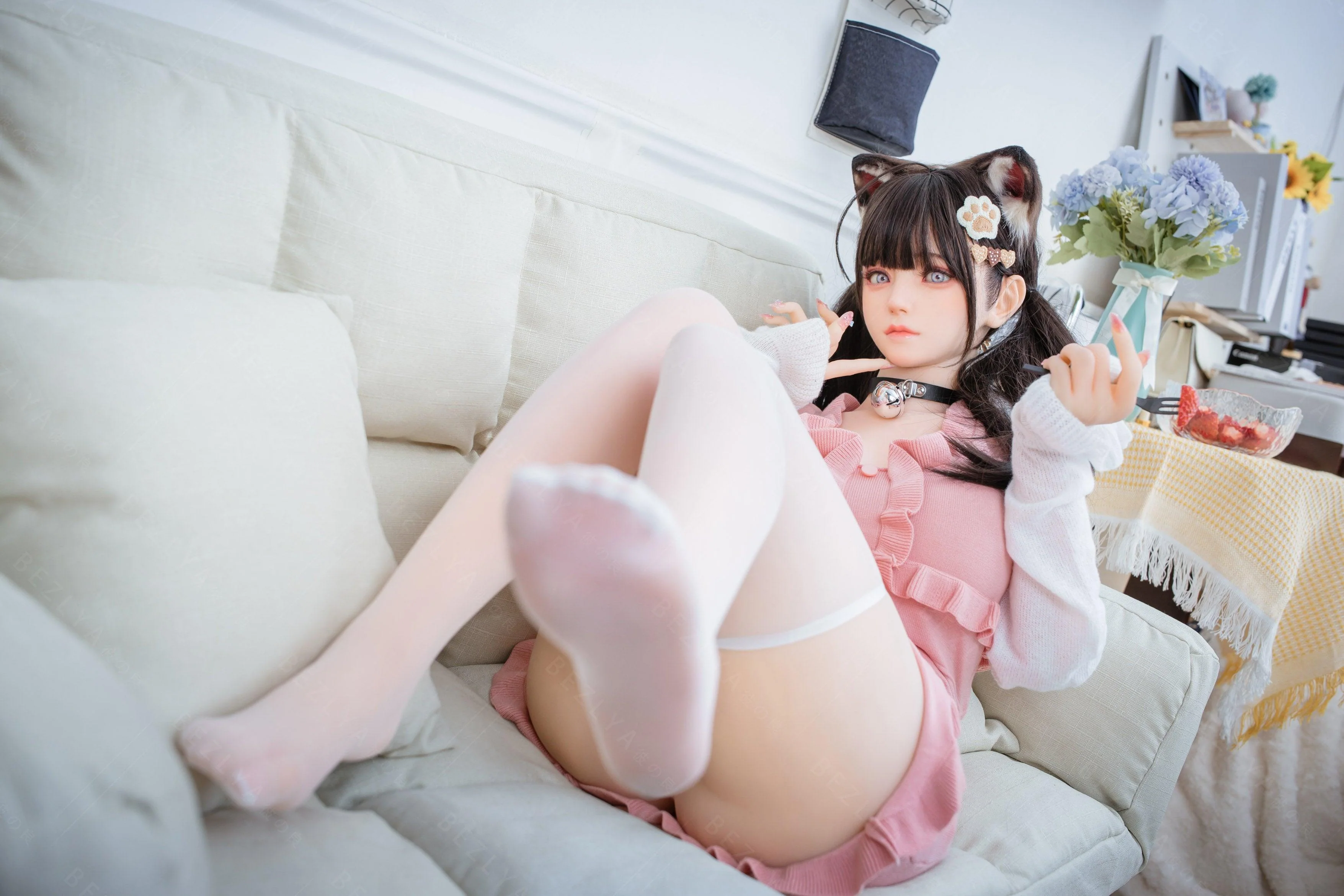 sex doll RCBezlya - Campanula - 155cm/5ft1 - 2.0 F-cup - Silicone Head + TPE Body Sex Doll - R C