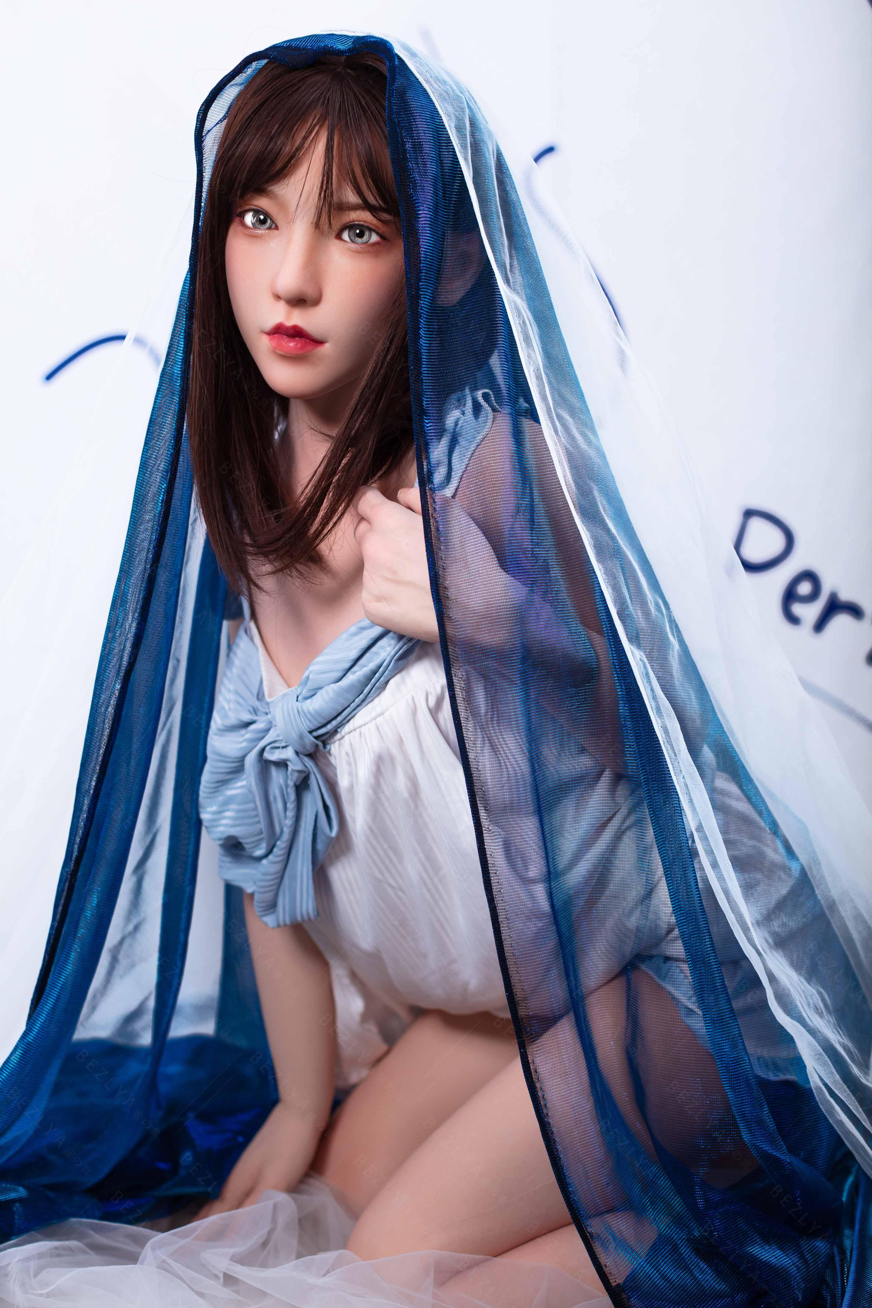 sex doll RCBezlya - Iris - 150cm/4ft11 - 2.1 B-cup - Silicone Sex Doll - R C