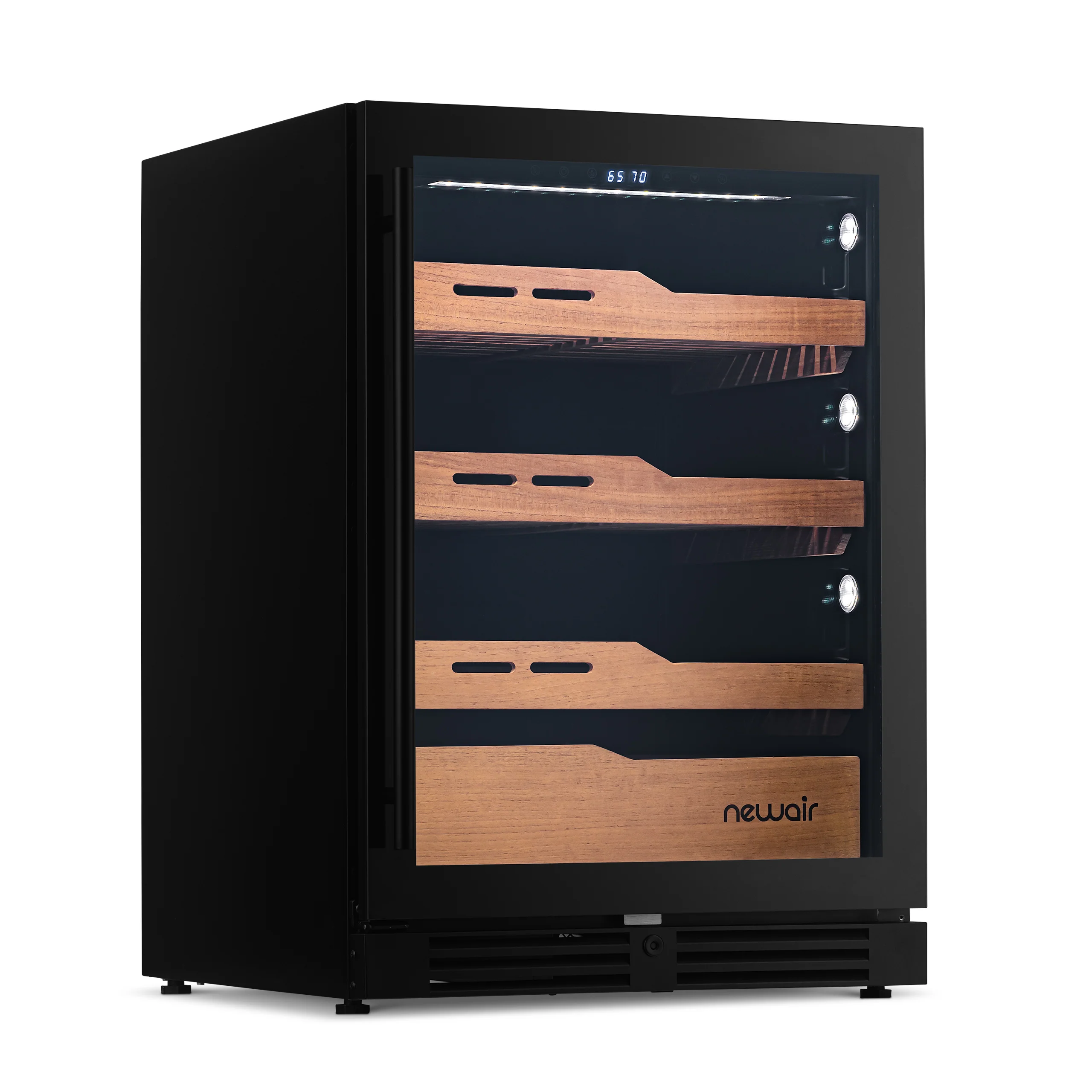 2026 Newair® Electric Cigar Humidor, 1,500-Count, Built-In or Freestanding