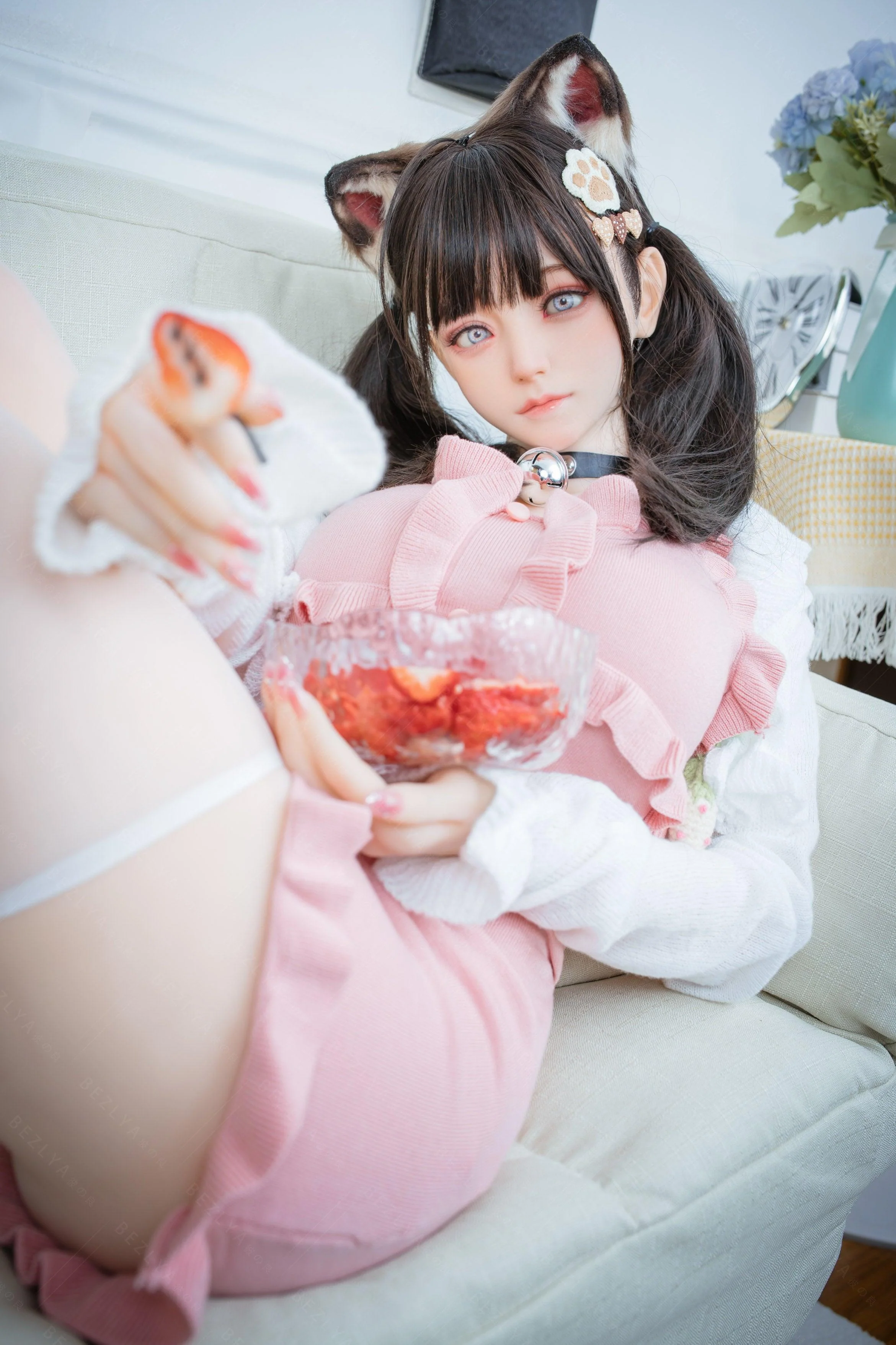sex doll RCBezlya - Campanula - 155cm/5ft1 - 2.0 F-cup - Silicone Head + TPE Body Sex Doll - R C
