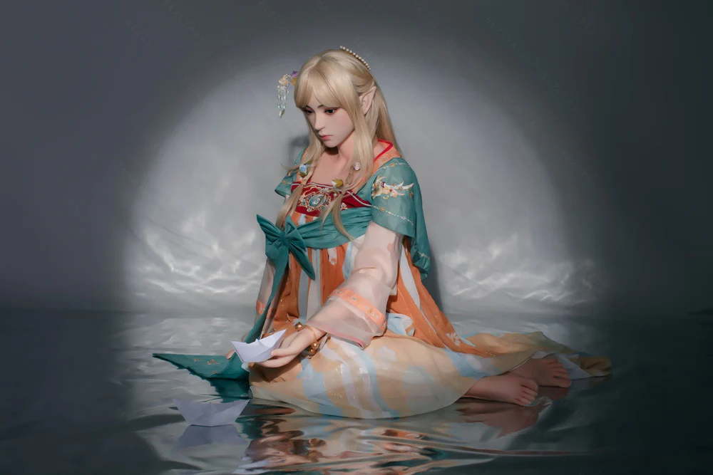 sex doll RCBezlya - Pansy - 160cm/5ft3 - 2.0 C-cup - Silicone Head + TPE Body Sex Doll - R C