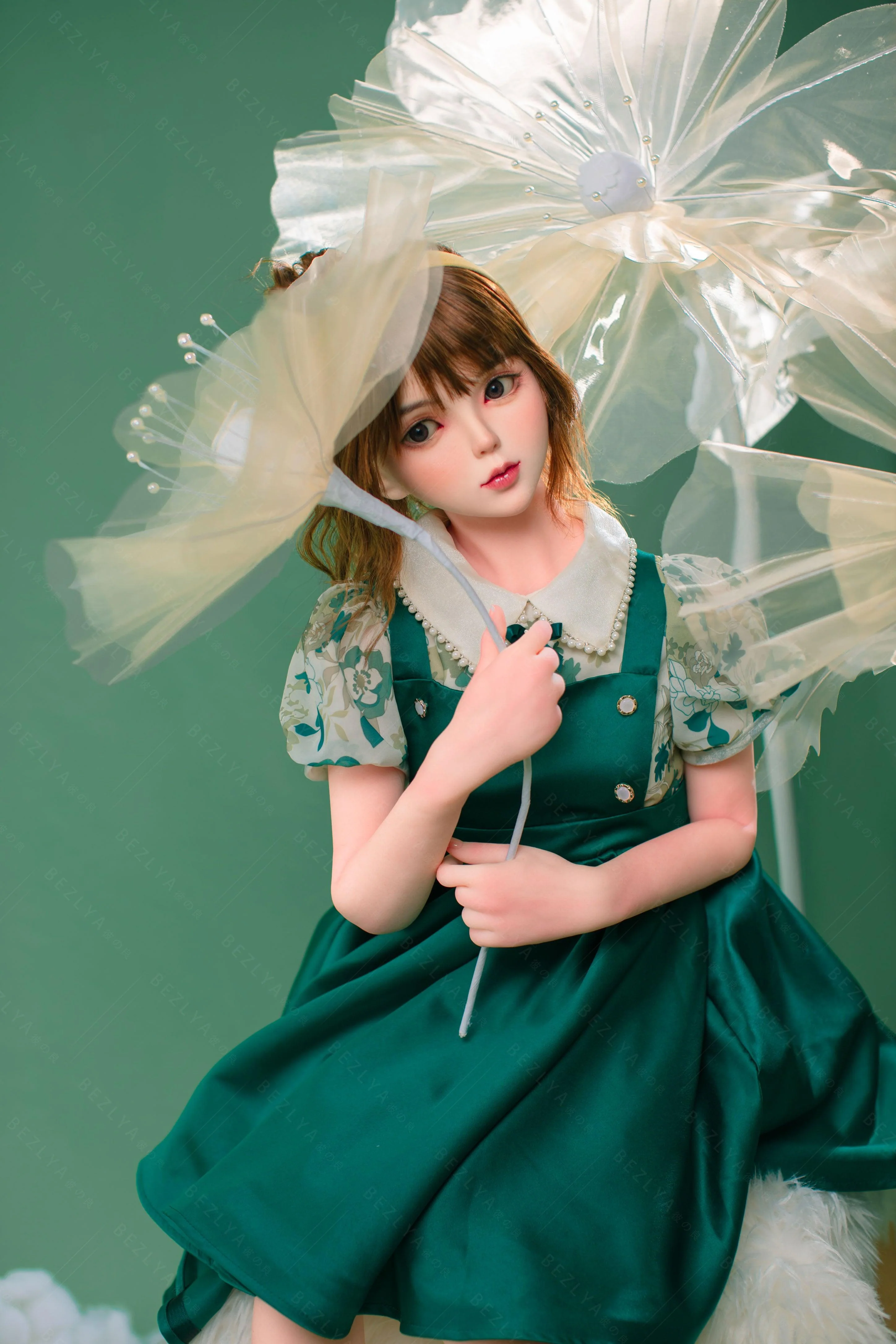 sex doll RCBezlya - Ruriokoshi - 138cm/4ft6.25 - 2.0 AA-cup - Silicone Head + TPE Body Sex Doll - R C