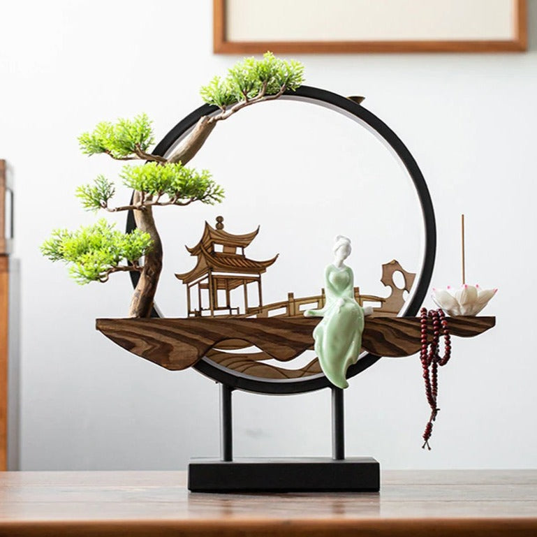 2026 Handmade Buddha Backflow Incense Holder – Ceramic Waterfall Burner for Aromatherapy, Meditation & Home Decor