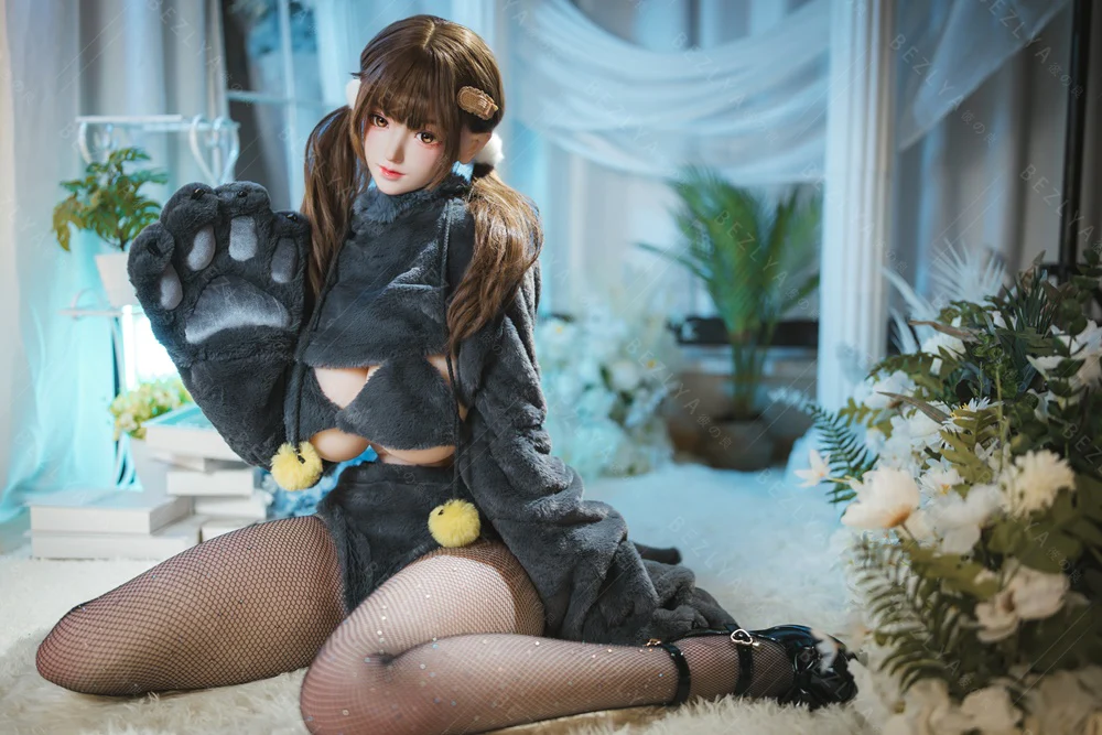 sex doll RCBezlya - Paeonia - 155cm/5ft1 - 2.0 F-cup - Silicone Head + TPE Body Sex Doll - R C