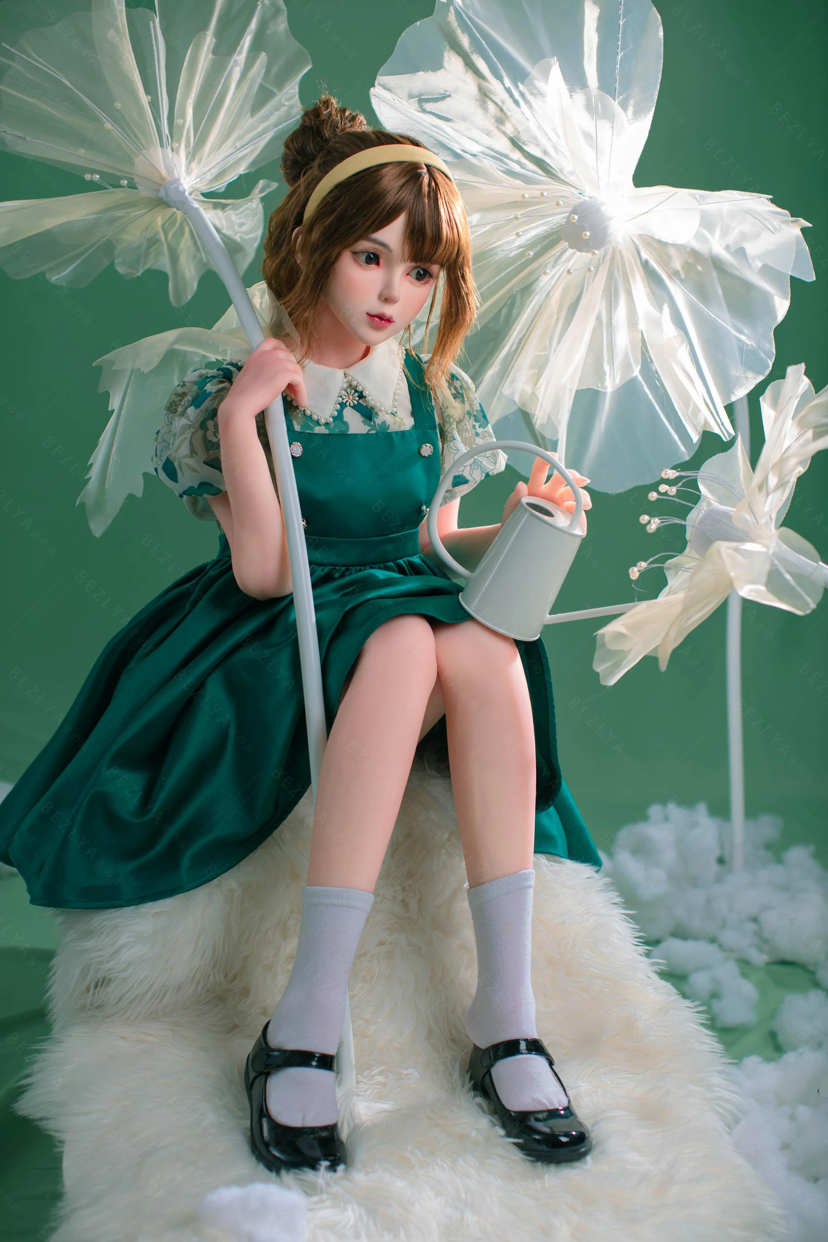 sex doll RCBezlya - Ruriokoshi - 138cm/4ft6.25 - 2.0 AA-cup - Silicone Head + TPE Body Sex Doll - R C