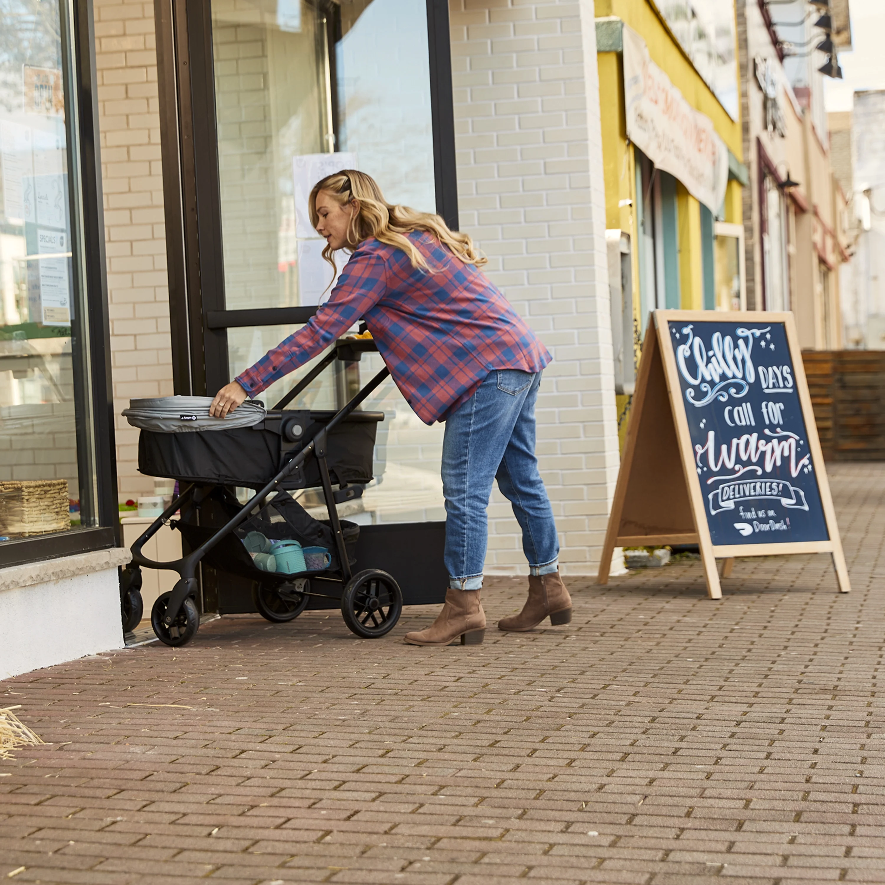 2026 Safety 1st Grow and Go Sprint Modular Travel System Stroller with Rear-Facing Infant Car Seat, Bluestone