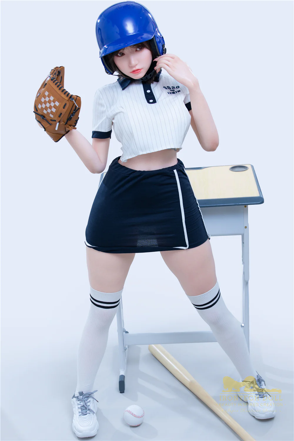 sex doll RC5ft / 153cm C-Cup Japanese Silicone Realistic Sex Doll Baseball Set - Irontech Doll Suki - R C