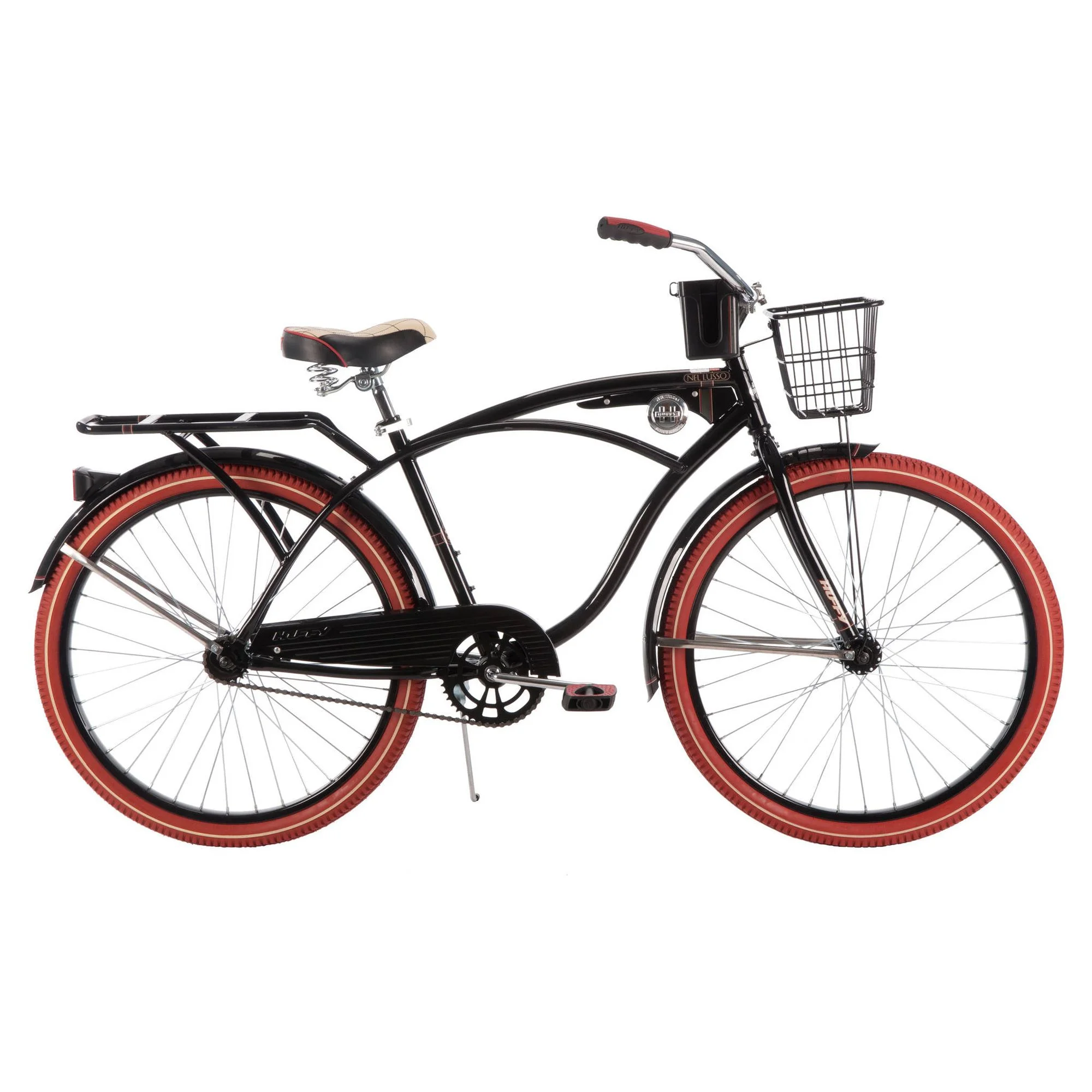 2026 Huffy 26 In. Nel Lusso Men's Cruiser Bike, Black