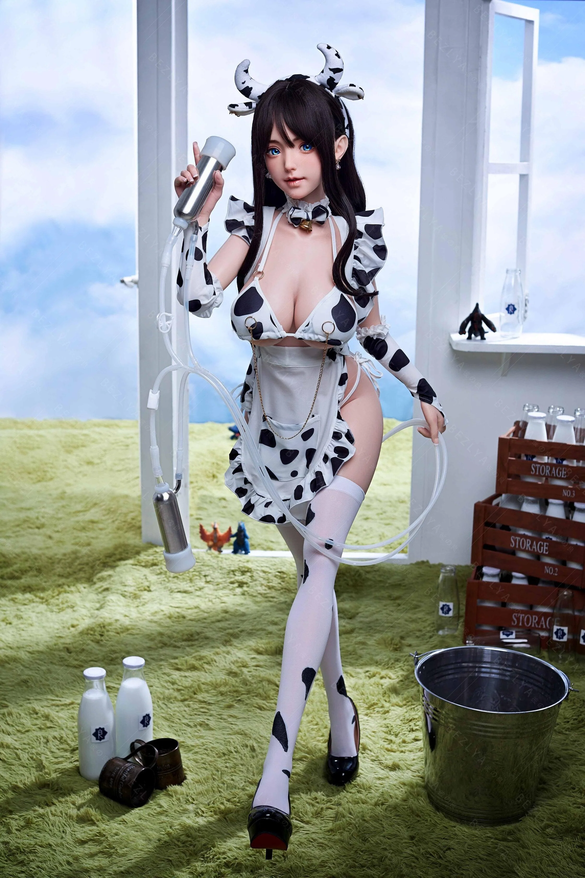 sex doll RCBezlya - Plsum - 145cm/4ft9 - 2.2CF F-cup - Silicone Sex Doll - R C