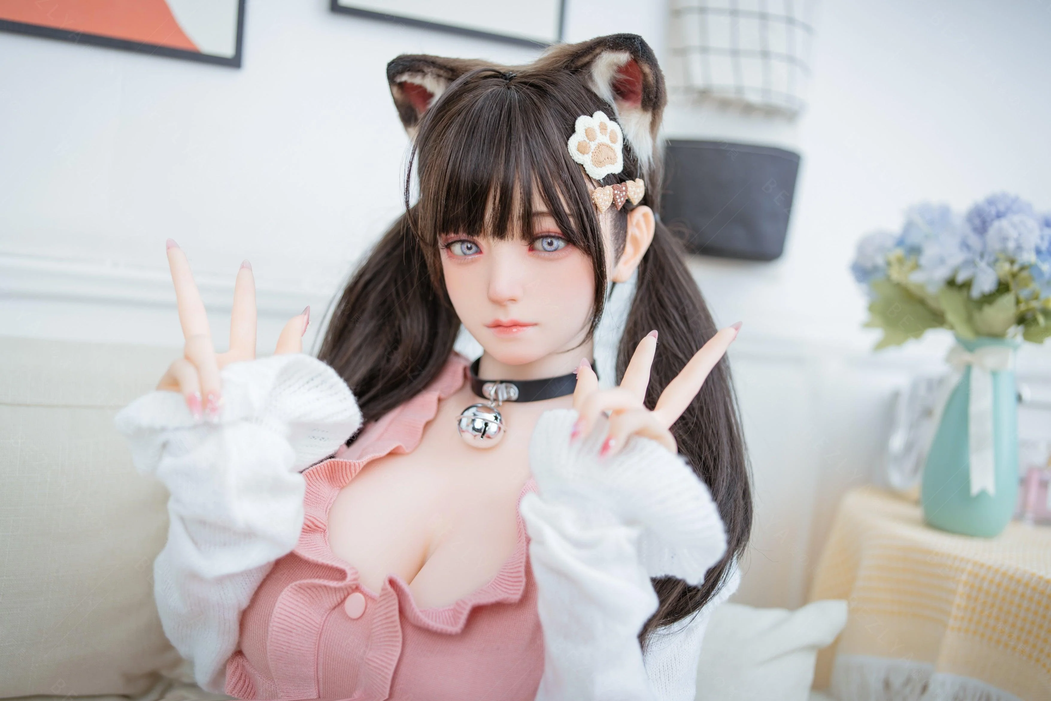 sex doll RCBezlya - Campanula - 155cm/5ft1 - 2.0 F-cup - Silicone Head + TPE Body Sex Doll - R C