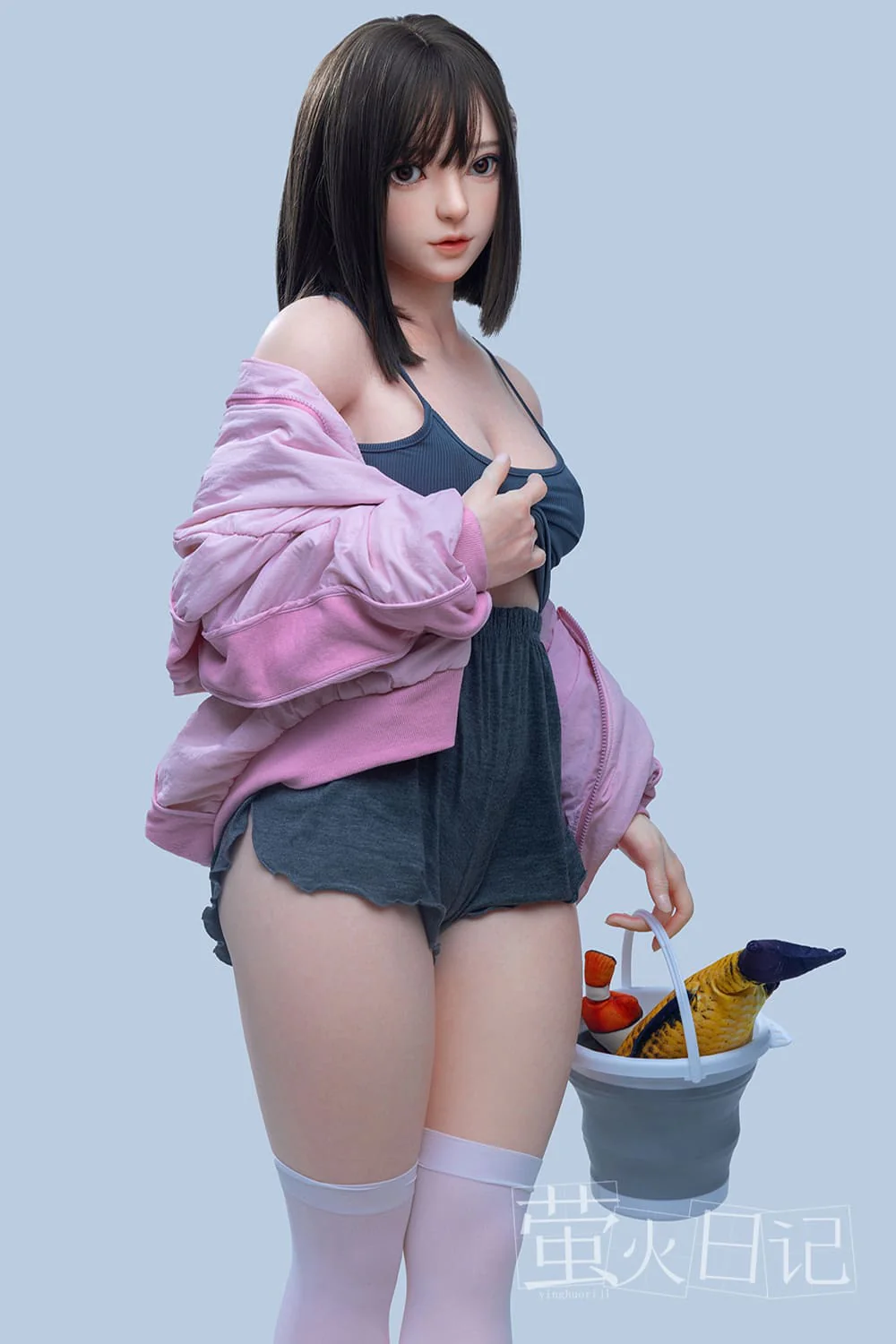 sex doll RC4ft11 / 152cm Small Breasts Silicone Cute Sex Doll - Firefly Diary Doll: Nanako - R C