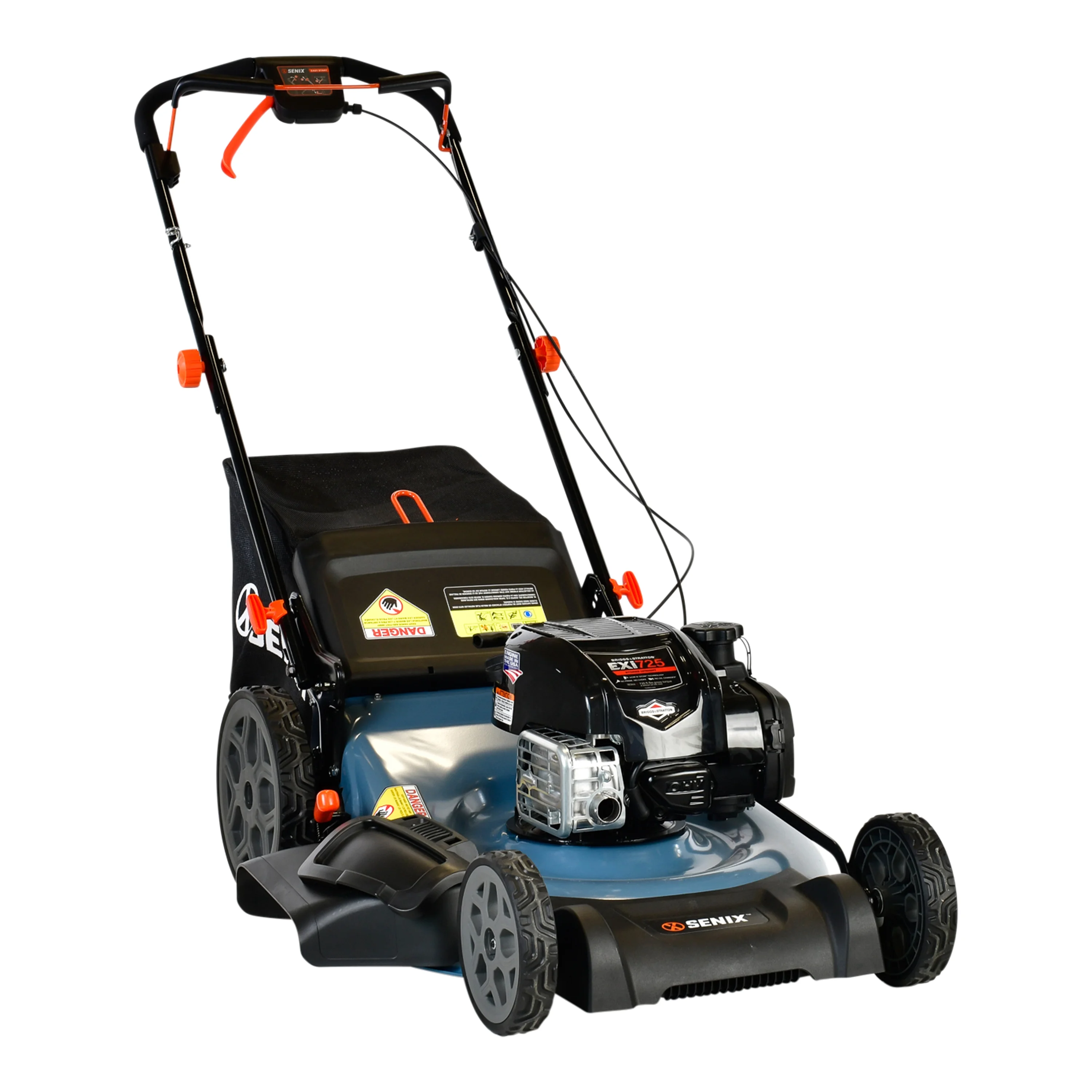2026 SENIX 22in 163cc 4-Cycle Gas Self-Propelled Mower, 3-in-1, Variable Speed, 11in Rear Wheels, LSSG-H2