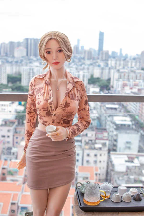 sex doll RC160cm / 5ft3 Natural Skin Sexy Charming Silicone Love Doll - Dime Doll: Sunny - R C