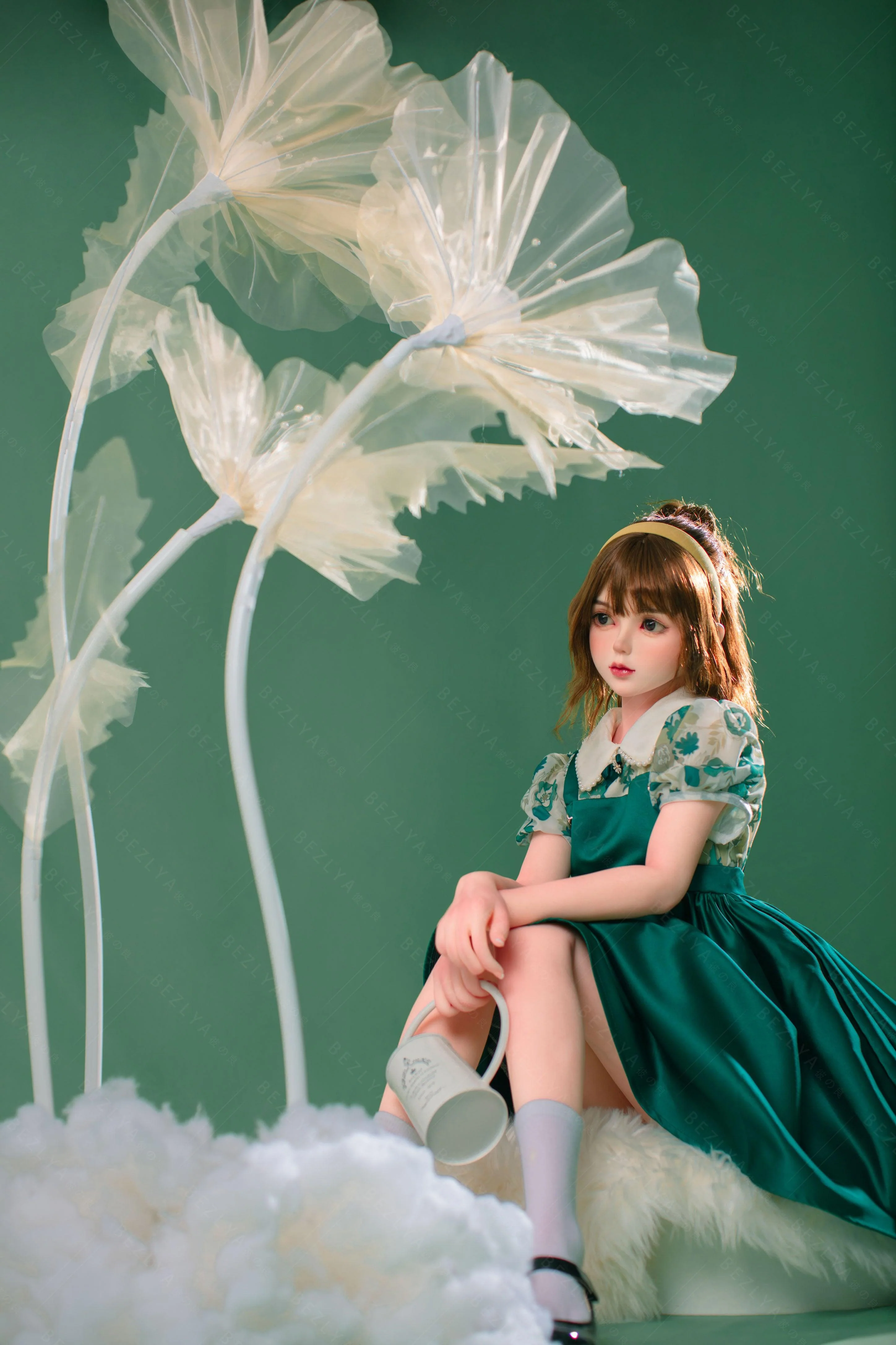 sex doll RCBezlya - Ruriokoshi - 138cm/4ft6.25 - 2.0 AA-cup - Silicone Head + TPE Body Sex Doll - R C