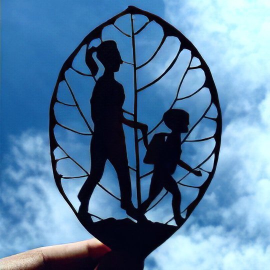 ❤The Best Gift For Mother| 👩MOTHER’S DAY LEAF ART