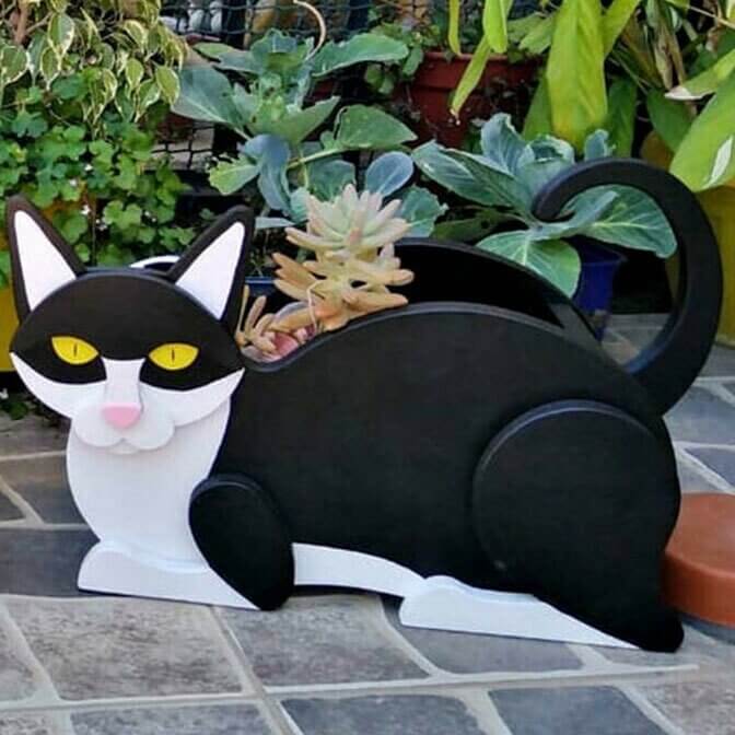 Cat Planter-Garden Decor-Lovely Decor