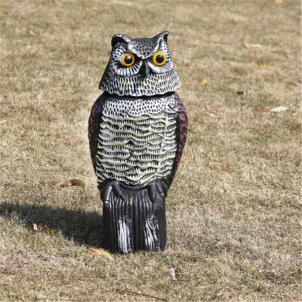 Natural Enemy Scarecrow® Rotating-Head Owl