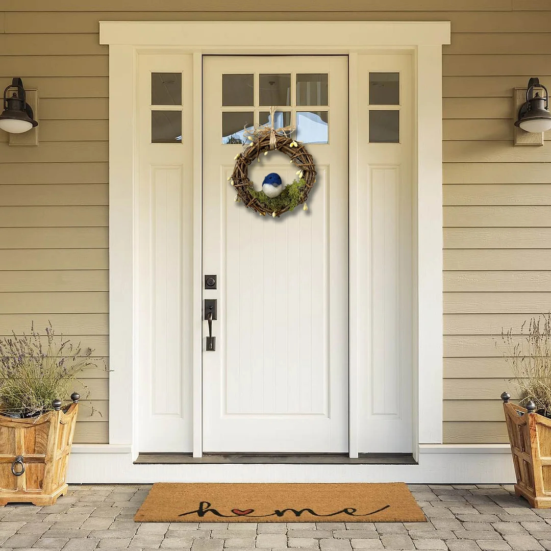 Mini Bluebird Wreath-Bird Lovers Gift🐦