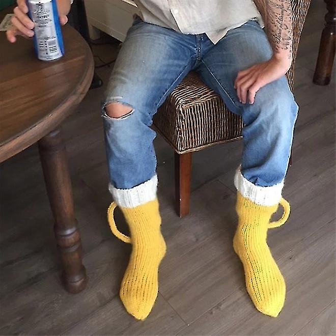 3d Beer Mug Socks Cute Unisex Novelty Warm Floor Sock For Men Women
