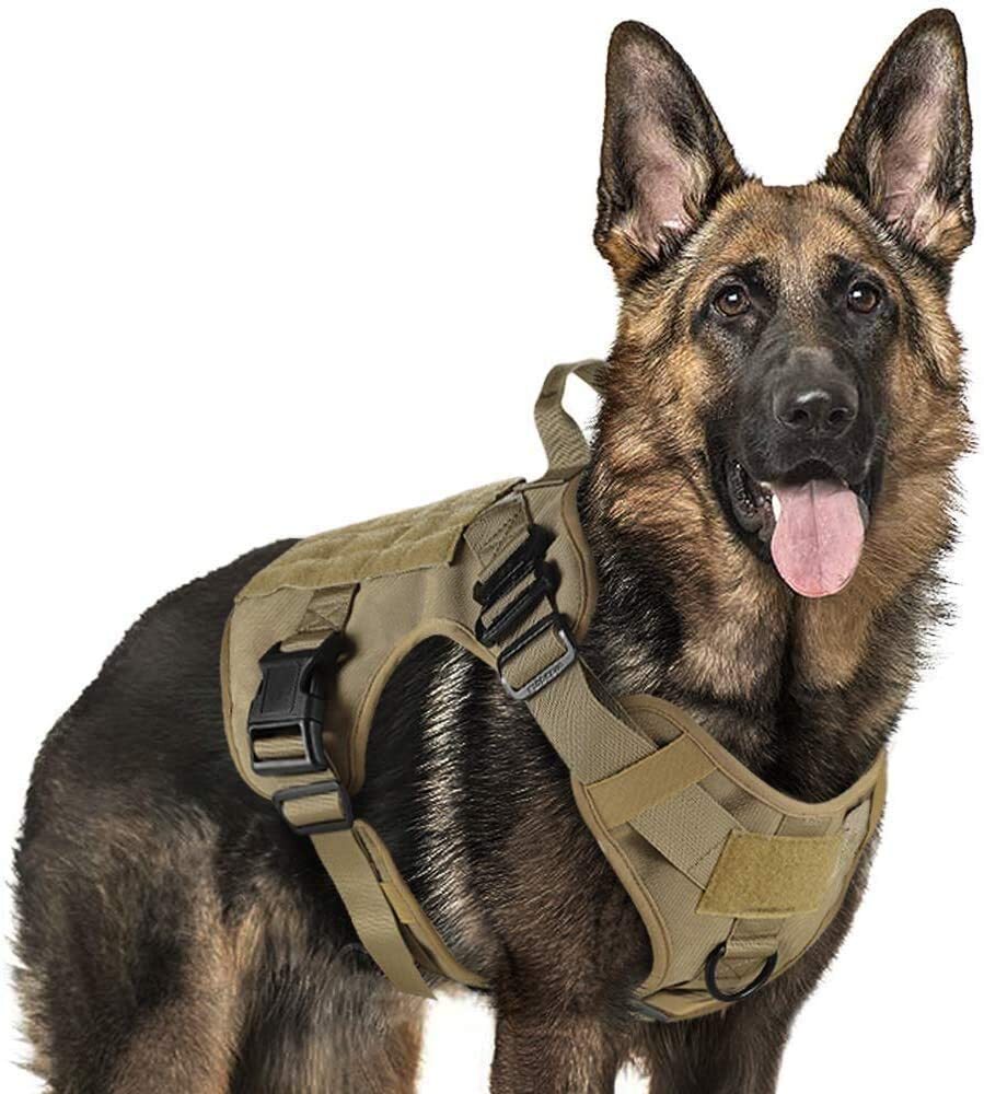 Tactical No Pull Dog Harness v3(Matching Leash Optional)