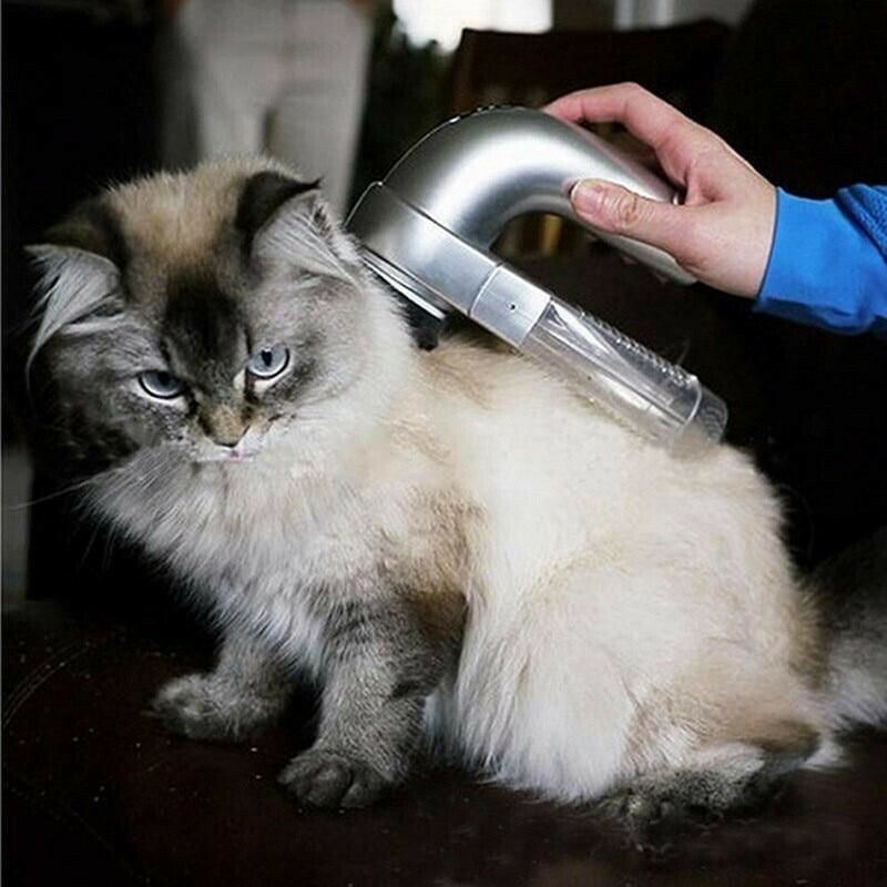 Pet Hair Vacuum-Electric Pet Hair Remover Pet Hair Vacuum Clean Tool Cordless Vacuum Suction Device Cat Dog Grooming Brush Comb Wool Absorber