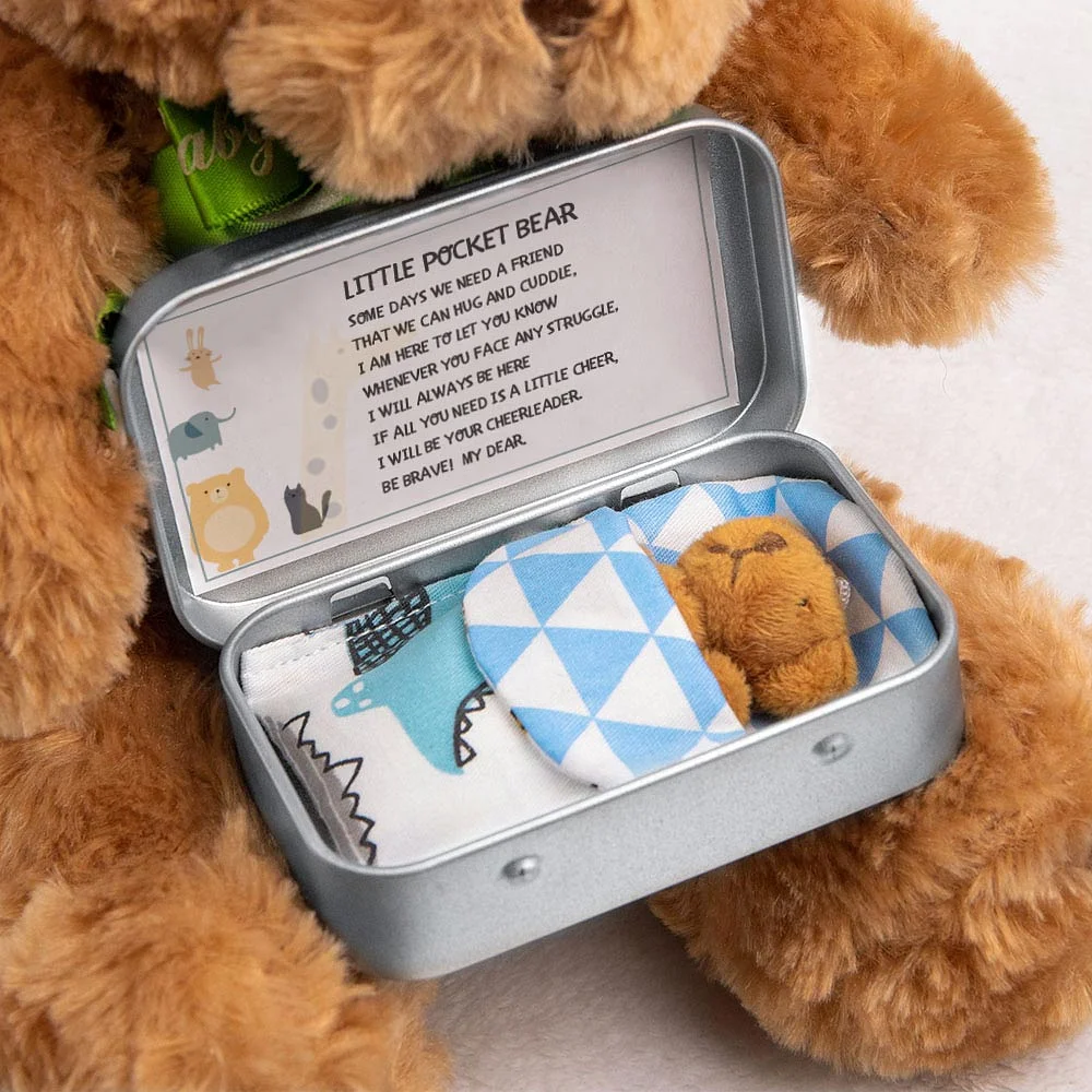 Personalized Stuffed Bear Anti Anxiety Gift for Children