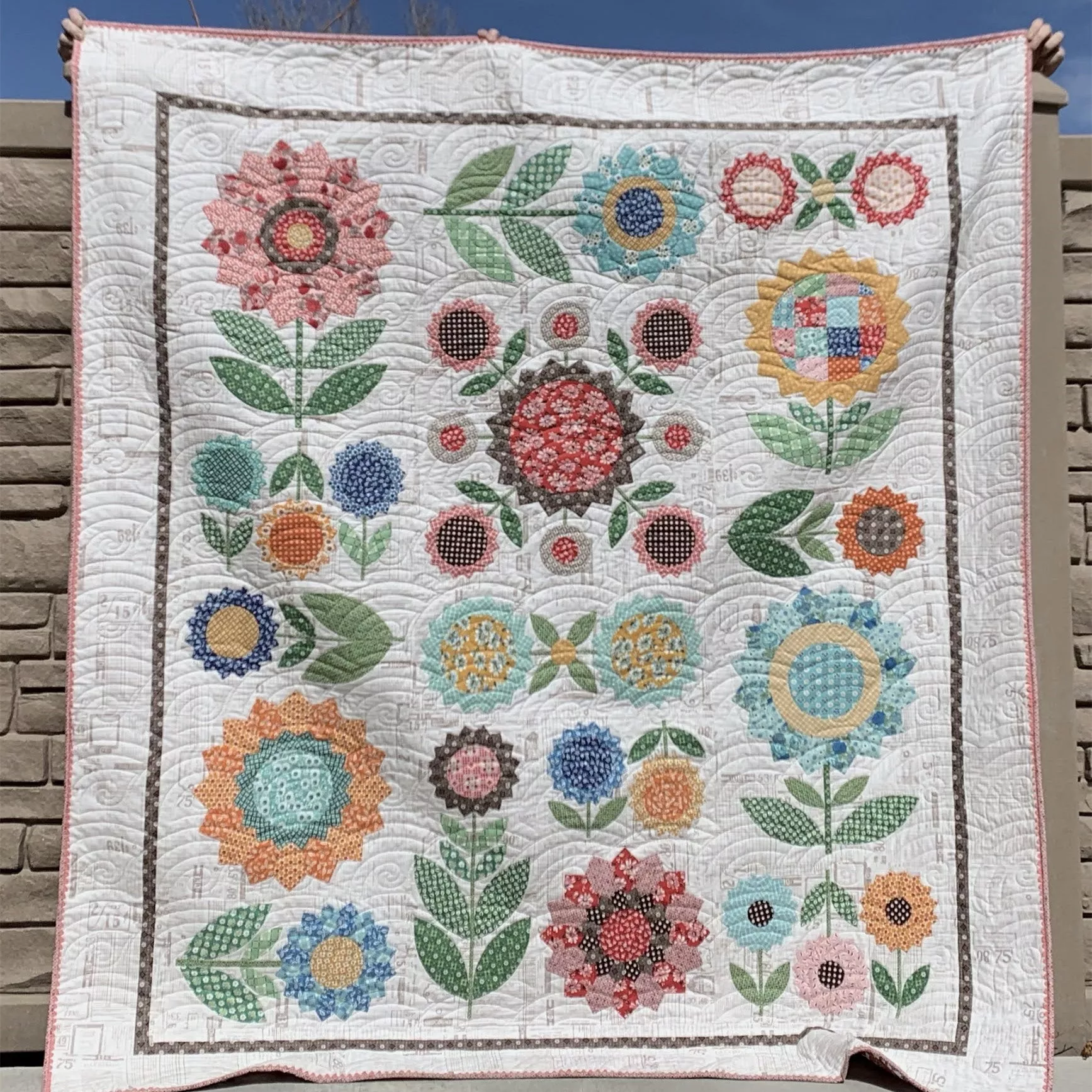 Sunflower Quilt Template Set