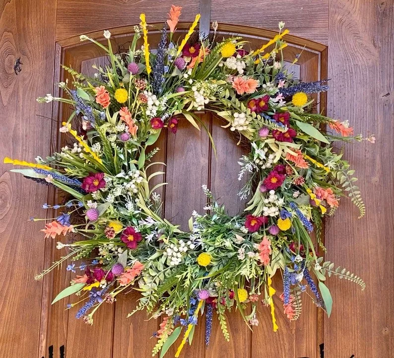 CopyTexas Wildflower wreath