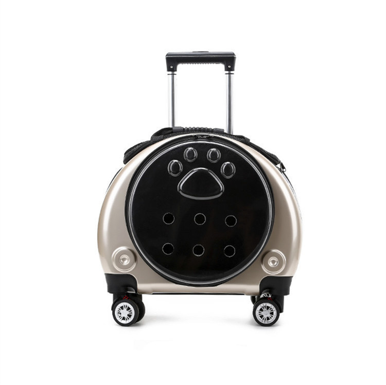 Pet Trolley Case Dual-use Pet Backpack Multi-function Space Pet Carrier