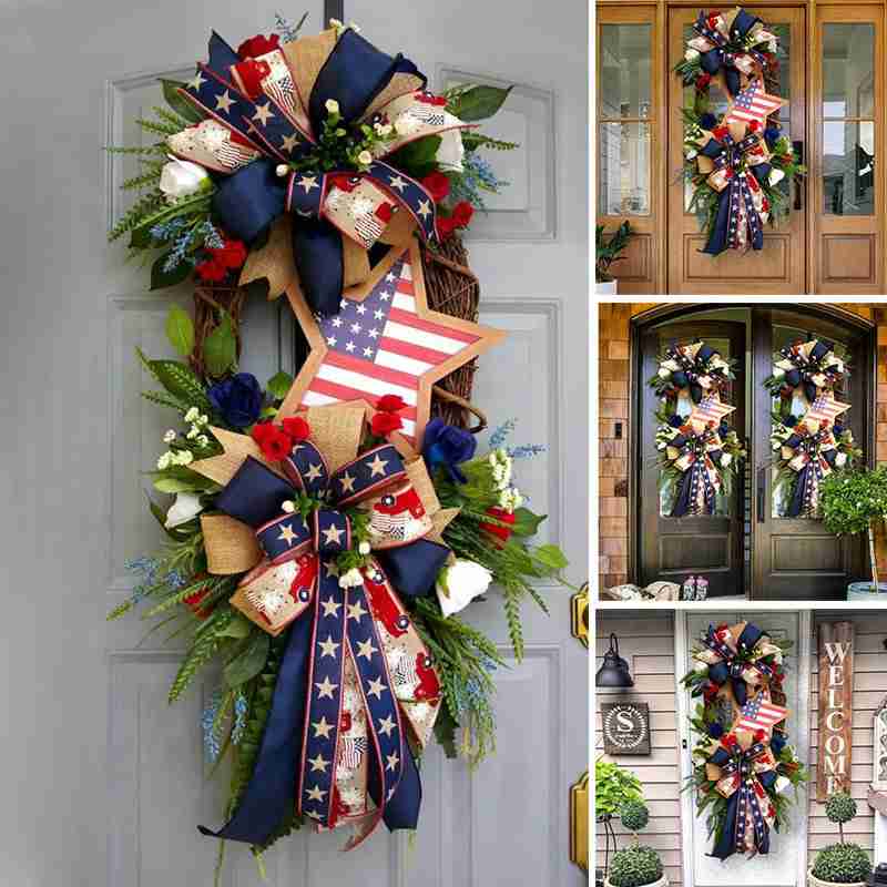 Star Patriotic Wreath