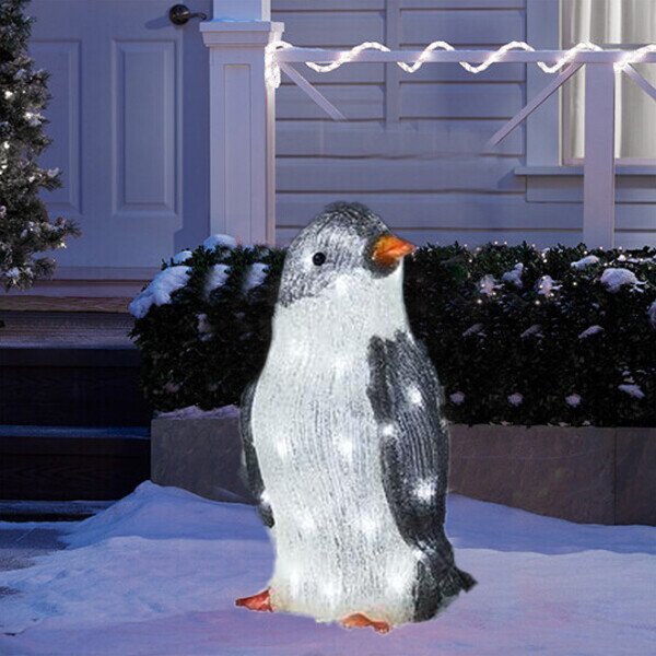 Light-Up Penguin Christmas Decoration