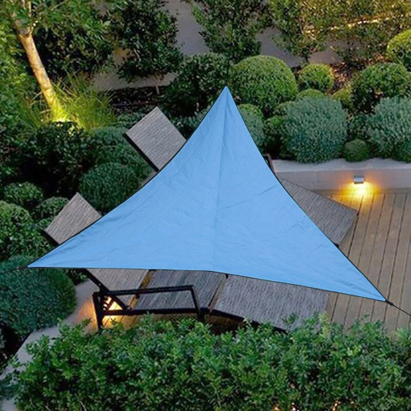 Home Outdoor Shading Courtyard Balcony Carport AwningsWaterproof Triangular UV Waterproof Cloth Square Triangles