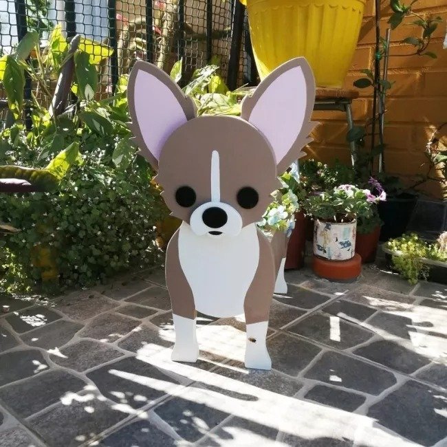 Cute Dog Planter