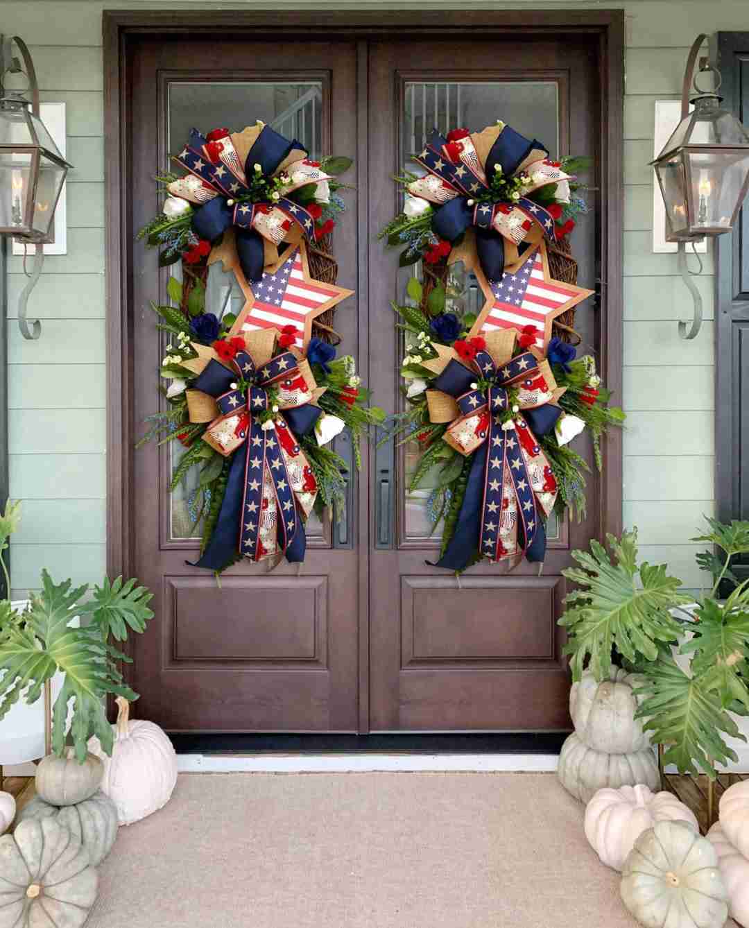 Star Patriotic Wreath