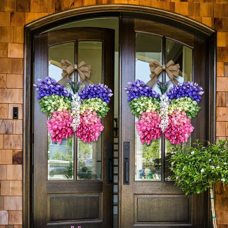 Farmhouse Butterfly Flower Garland