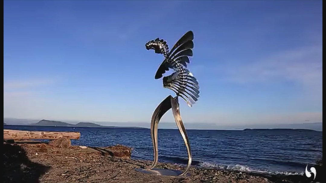 Body Shape Wind Spinner Metal Windmill Perfect Accessory