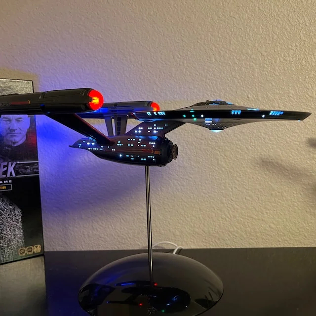 Enterprise 1:1000 Scale Set Prop Replica Model With Lights