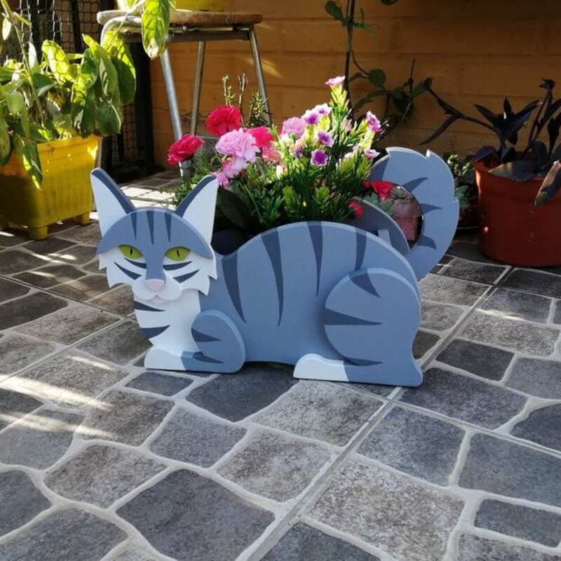 Cat Planter-Garden Decor-Lovely Decor