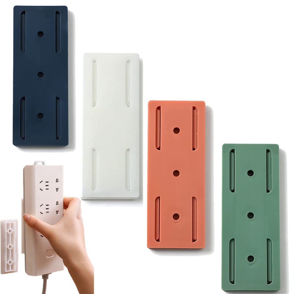 12 Pcs Self-Adhesive Desktop Socket Fixer