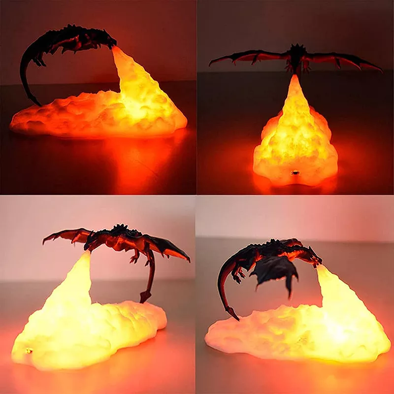 Fire Breathing Dragon Night Light