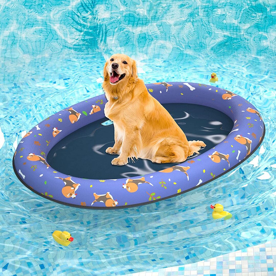 Dog Pool Floats Dog Float Inflatable Pool Oxford Cloth Dog Pool Floats for Small Large Dogs
